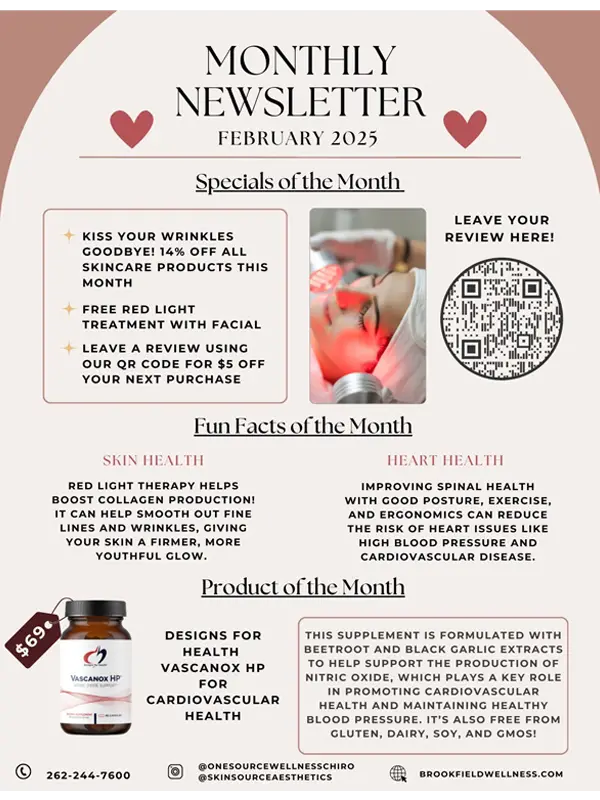 Chiropractor Brookfield WI February Newsletter